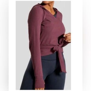 Gymshark Studio Recovery Hoodie wrap top